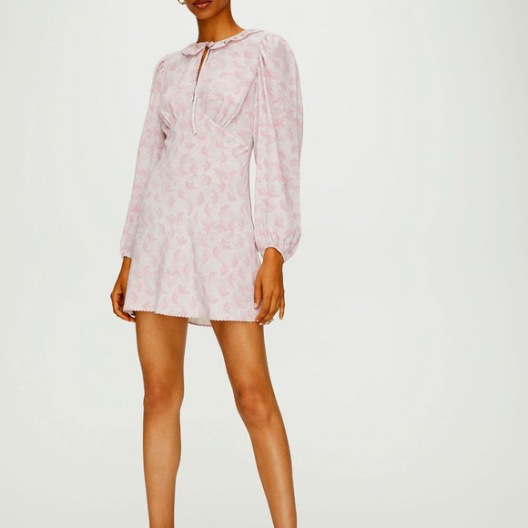 Aritzia Dresses & Skirts - New Silk Aritzia Flirty Dress